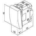 Διακόπτης απλός 1 θέσης Λευκός 10AX 250V