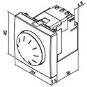 Προγραμματιζόμενος ρεοστάτης 40-400W/VA με περιστροφικό κομβίο ελέγχου και πιεζοδιακόπτη 2 θέσεων Ιβ