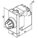 Προγραμματιζόμενος ρεοστάτης 15-180W/VA με περιστροφικό κομβίο ελέγχου και πιεζοδιακόπτη 1 θέσης Ιβο