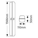 Φωτιστικό LED Τ8 2×1.5m IP65