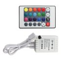 Infrared aluminium shell 24-key RGB controller 12V/216W-24V/432W