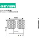 LED Φωτιστικό ασφαλείας με 2 οθόνες φωτισμού 5W 6500K 300lm