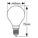 Λάμπα LED Σφαιρική G45 6W E27 3000K 470lm