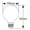 Λάμπα LED Γλόμπος G95 12W E27 4000K 1180lm