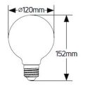 Λάμπα LED Γλόμπος G120 20W E27 4000K 2500lm