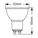 Λάμπα LED PAR16 Glass 4.9W GU10 4000K 550lm 120°