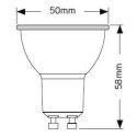 Λάμπα LED PAR16 5W GU10 4000K 500lm 38°dim