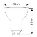 Λάμπα LED PAR16 5W GU10 3000K 470lm 36°