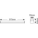 Φωτιστικό LED Line 18W 3000K 2250lm 0.6m γκρι