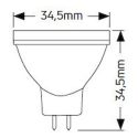 Λάμπα LED MR11 Glass 2W GU4 4000K 160lm 12V