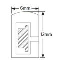 Ταινία LED Neon 14.4W 24V πράσινη 1400lm IP67 6x12mm 5μ