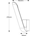 Απλίκα LED  6W 3000K 250lm 62×235 IP54