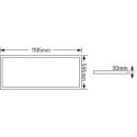 LED Panel Avra 120×60 60W 4000K 6000lm UGR<19