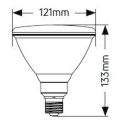 Λάμπα LED PAR38 15W E27 3000K 1100lm 12-24V AC/DC IP65