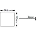 LED Panel Lithos 60×60 60W 4000K 6600lm UGR<19