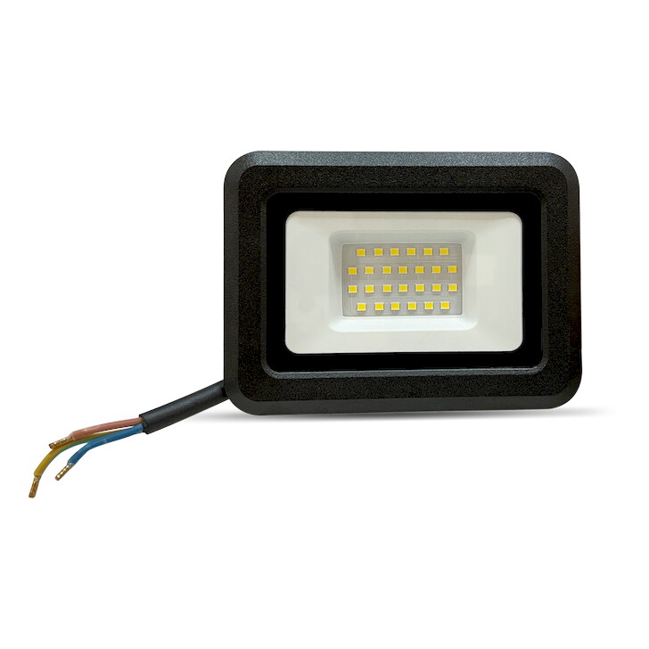 Προβολέας LED Economy 10W 4000K 900lm IP65 μαύρος