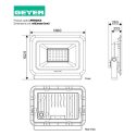 Προβολέας LED Economy 20W 4000K 1800lm IP65 μαύρος