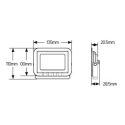 Προβολέας LED 20W 3000K 1700lm IP65 μαύρος