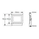 Προβολέας LED 30W 4000K 2550lm IP65 μαύρος