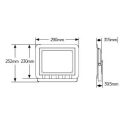 Προβολέας LED 100W 4000K 8500lm IP65 λευκός