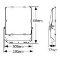 LED Προβολέας Himor 100W 4000K 12500lm IP66