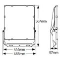 LED Προβολέας Himor 300W 3000K 37500lm IP66