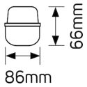 LED φωτ. T8 36W 6500K 3000LM IP65