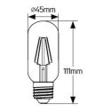 Λάμπα LED Vintage T45 4W E27 2000K 500lm dim