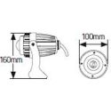 Φωτιστικό LED δαπέδου 10W 3000K 480lm IP65 100mm