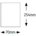 Επίτοιχο spot στρογγυλό Trio70L GU10 λευκό